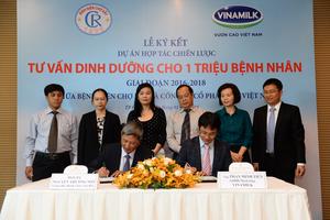 Vinamilk tư vấn dinh dưỡng cho 1 triệu bệnh nhân