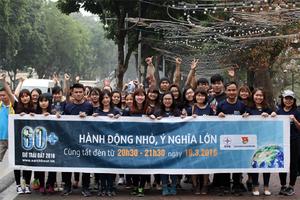 Hưởng ứng chiến dịch giờ Trái đất năm 2016
