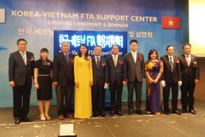 Khai trương Trung tâm Hỗ trợ FTA Hàn - Việt