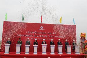 Vingroup khởi công khu đô thị phức hợp Vinhomes Riverside Hải Phòng