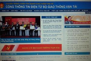 Ra mắt chuyên trang thanh tra ngành GTVT