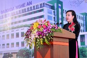 Khởi công xây dựng Bệnh viện Hữu nghị Đa khoa Nghệ An
