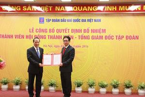 Ông Nguyễn Vũ Trường Sơn làm Tổng Giám đốc Tập đoàn Dầu khí