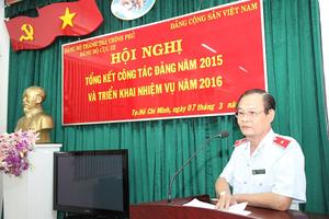 Xây dựng Đảng bộ Cục III trong sạch vững mạnh