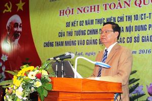 Tổng Thanh tra: Nâng cao năng lực lên án với nạn tham nhũng