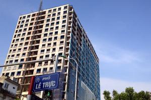 Cưỡng chế công trình sai phép số 8B Lê Trực 