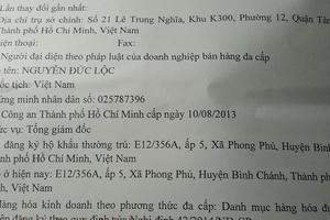 Công ty Thiên Lộc: Lập lờ kinh doanh đa cấp và góp vốn?