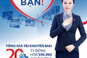 BIDV khuyến mại gần 20 tỷ đồng mừng ngày thành lập 