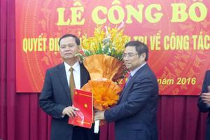 Thanh tra Chính phủ: Trao quyết định của Bộ Chính trị về công tác cán bộ