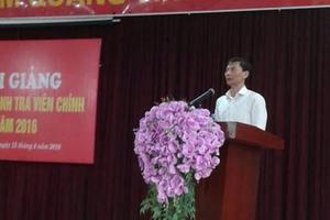 Khai giảng lớp thanh tra viên chính K1/2016