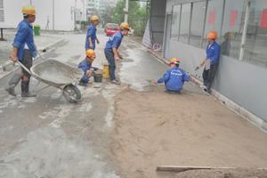 Chủ đầu tư Tứ Hiệp Plaza khắc phục hậu quả lún nứt trong thi công