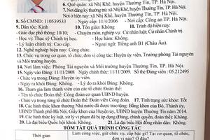 “Ăn đất” không trôi, sao lại thăng quan, tiến chức?