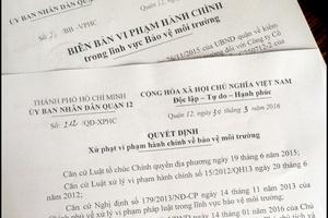 Cty May Phương Đông phủ nhận xả khói bụi ra môi trường