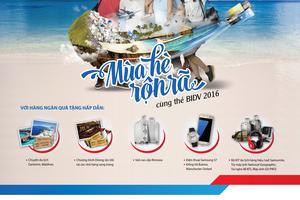 BIDV tung khuyến mãi Thẻ lớn nhất mùa hè 2016