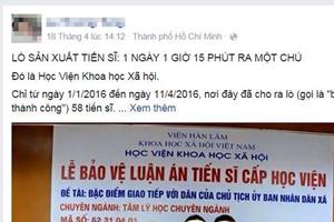 Tất cả luận văn tiến sĩ phải được công khai trên mạng
