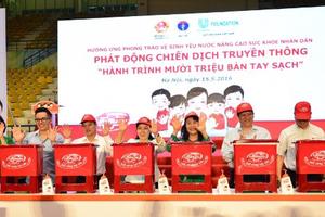 Khoảng 36% người dân rửa tay bằng xà phòng sau khi đi vệ sinh
