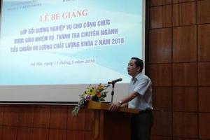 Bế giảng lớp bồi dưỡng nghiệp vụ chuyên ngành tiêu chuẩn đo lường chất lượng