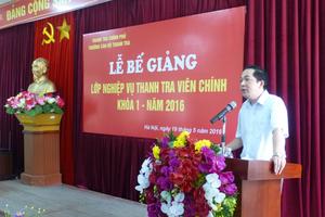 Bế giảng lớp thanh tra viên chính K1/2016