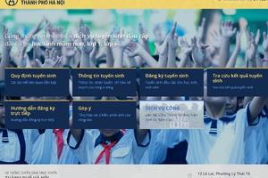 Hôm nay, Hà Nội chính thức mở cổng tuyển sinh trực tuyến lớp 1