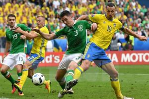 Những điểm nhấn trong cuộc chạm trán giữa Ireland và Thụy Điển