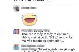 Bộ Y tế: Làm rõ, xử nghiêm bác sỹ ước cả ngành báo “yên nghỉ”