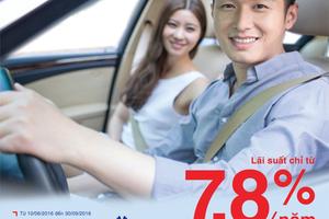 Vay ô tô nhận quà bảo hiểm từ BIDV