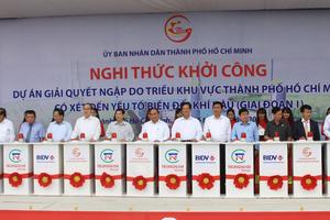 BIDV tài trợ vốn cho dự án gải quyết ngập mặn do triều cho TPHCM 