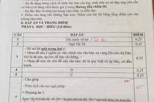 Phụ huynh dọa kiện sở Giáo dục vì ra đề Văn "đánh đố" học sinh