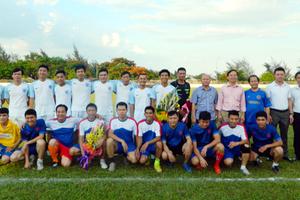 Giao lưu bóng đá giữa Báo Thanh tra và UBND huyện Thanh Trì