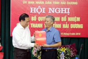 Hải Dương: Thanh tra tỉnh có Chánh Thanh tra mới