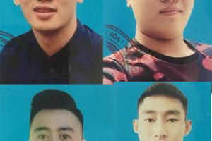 Truy nã 4 đối tượng trong ổ nhóm côn đồ