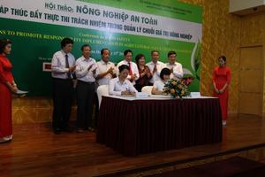 Agribank hợp tác “đầu tư phát triển nông nghiệp an toàn, bền vững” với Vingroup 