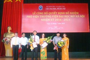 Bổ nhiệm mới và bổ nhiệm lại ba Phó viện trưởng