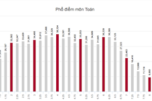 Trên 90% học sinh thi THPT quốc gia bị điểm dưới trung bình môn Tiếng Anh