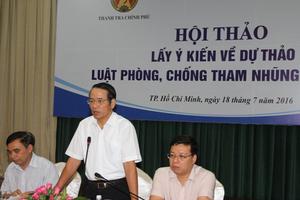 Xây dựng hành lang pháp lý toàn diện, đủ mạnh để phòng, chống tham nhũng
