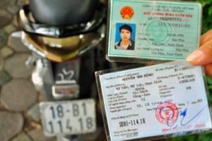 Phạt tới 400.000đ nếu không sang tên đối với môtô, xe máy