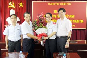 Công bố và trao quyết định bổ nhiệm Viện trưởng Viện Khoa học Thanh tra
