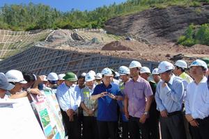 Kiểm tra tiến độ đường cao tốc Đà Nẵng - Quảng Ngãi
