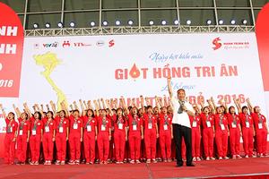 Hành trình Đỏ 2016: Tiếp nhận hơn 23.000 đơn vị máu