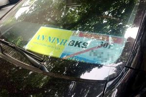 Xử lý nghiêm những xe mang phù hiệu Bộ Công an và báo chí