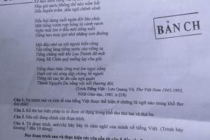 Đề Văn không sai