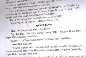 Hiệu trưởng bị phạt 15 triệu đồng vì thu tiền trái quy định