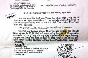  Nội dung biên bản của khu phố Tuệ Tĩnh không có cơ sở 