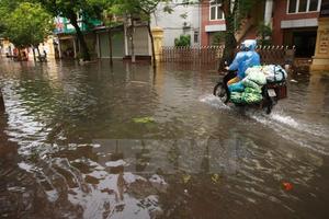 Áp thấp nhiệt đới gây mưa lớn diện rộng ở Bắc Bộ và Bắc Trung Bộ