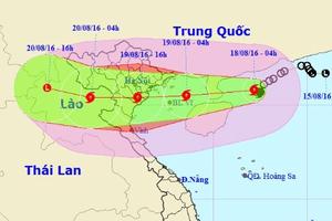 Bão số 3 gây mưa lớn trên 500 mm ở Bắc Bộ