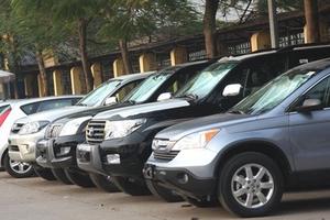 Dôi khoảng 7.000 xe công phục vụ công tác chung