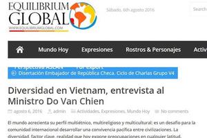 Argentina ca ngợi chính sách của Việt Nam với cộng đồng thiểu số