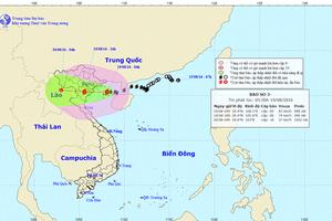 Bão số 3 tiếp tục mạnh lên và ảnh hưởng trực tiếp đến các tỉnh Bắc Bộ