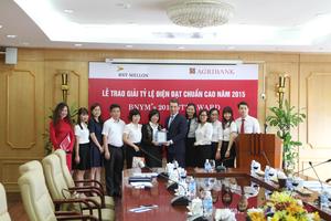 Agribank: Lần thứ 7 liên tiếp đạt giải chất lượng dịch vụ