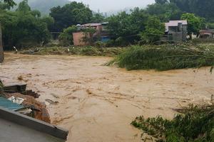 Mưa lớn trên 250mm, nguy cơ cao xảy ra lũ quét ở vùng núi phía Bắc